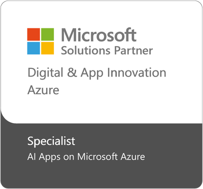 Microsoft Solutions Partner, Digital and App Innovation, Specialist AI Apps on Microsoft Azure